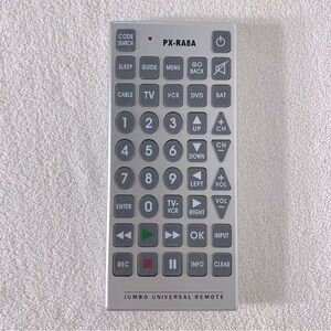 Jumbo Universal Remote Control